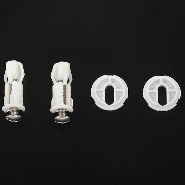 Toaletthängels skruvar WC-hål Fixering Enkel Installation 2-pack