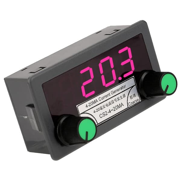 Digital Strøm Analog Signalgenerator - Grov/Finjustering, 4-20mA