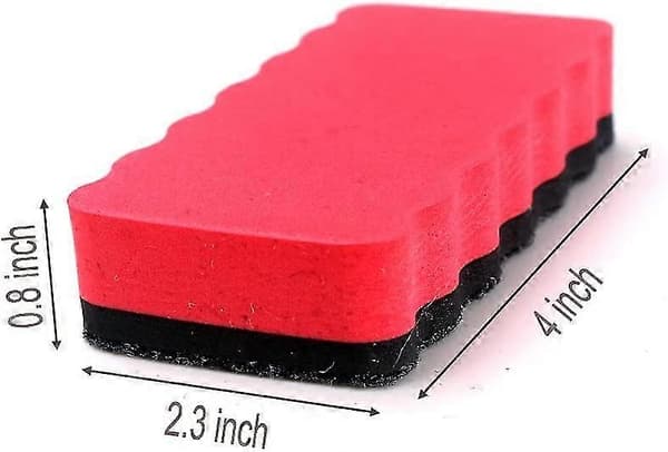 Tavlevisker (4 stk), Magnetisk til magnetisk glasboard, whiteboard, køleskab