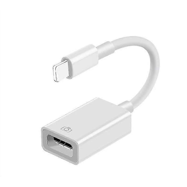 Til Kamera USB Hunn OTG-kontakt Adapterkabel For Apple iPhone eller Android