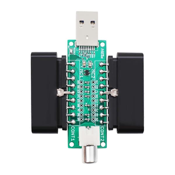 För SNAC PSX Controller Converter Adapter med USB 3.0-kabel för MiSTer FPGA Analog Digital IO Board