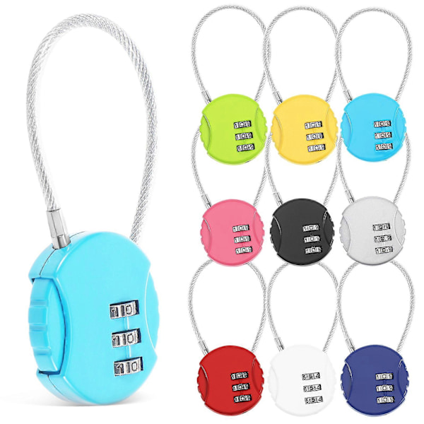 10 Pcs Luggage Locks Luggage Lock Code Lock Password Lock Metal Travel Locks For Luggage Suitcases