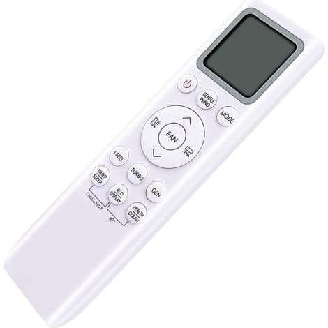 Erstatningsfjernkontroll for TCL klimaanlegg, kompatibel med TCL 002383