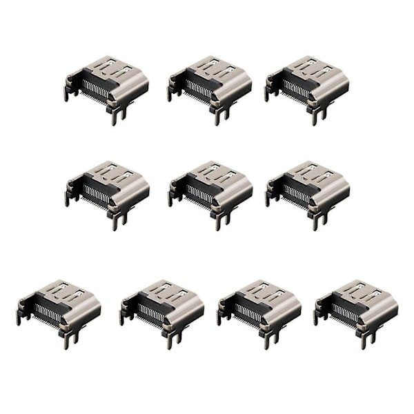 10 stk. HDMI-kompatibel Port Display Socket Jack Interface Connector til Sony 4