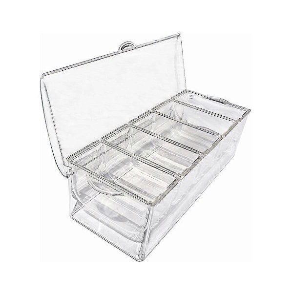 Delad Fruktfat Kryddfat - Kylt Kondimentfat Picknick - Isboxgaller