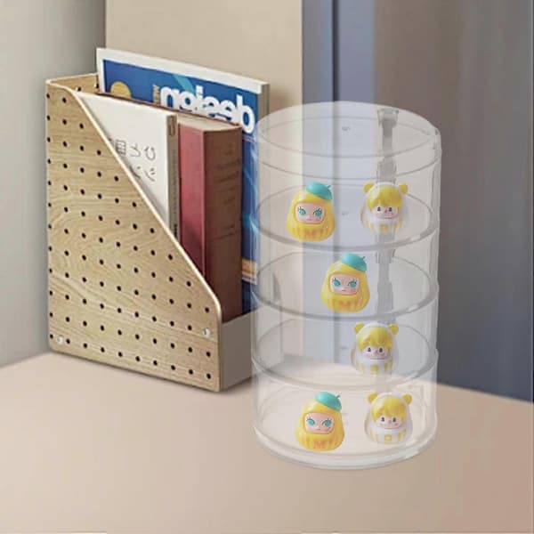Akryl Rack, Display Rack, Transparent Holder, 1 Sett Displaystativ Akryl