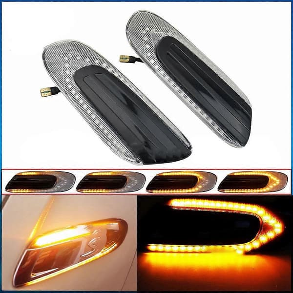 2 stk sideblinklys med LED-lys for Mini F55 F56