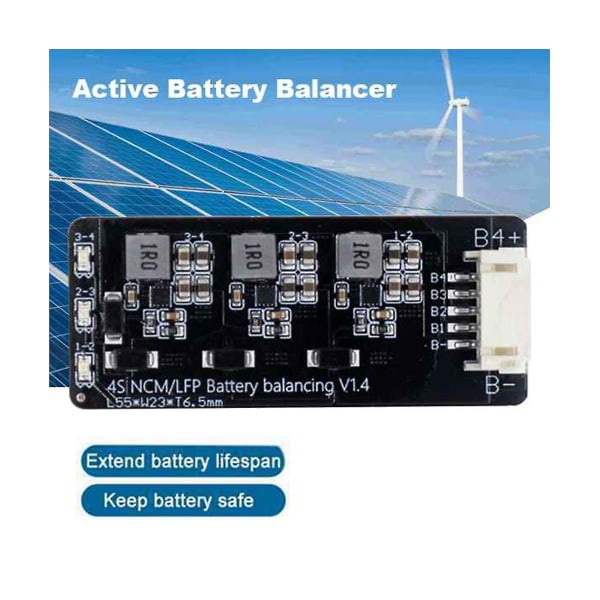 Bms 4s Active Balancer Board 1.2a Lifepo4 - Litiumakun energiansiirtotaajuuskorjainmoduulin induktio