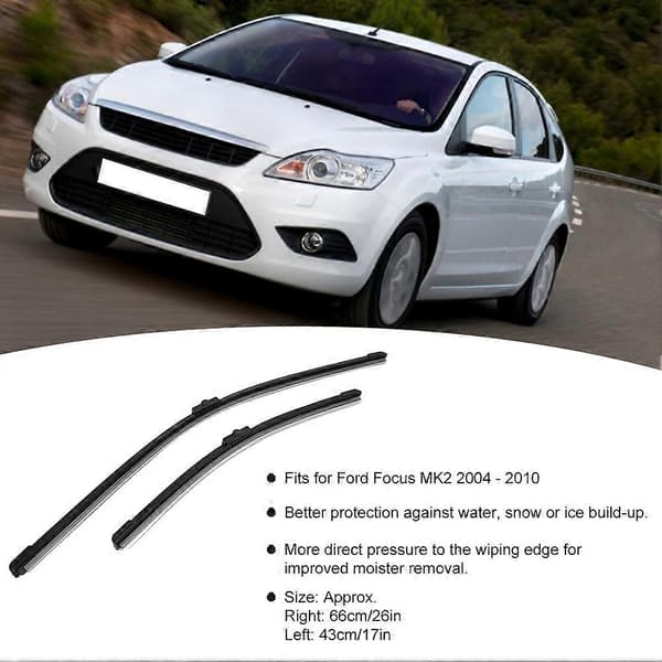 Forrudeviskerblad til Ford Focus MK2 2004 - 2010