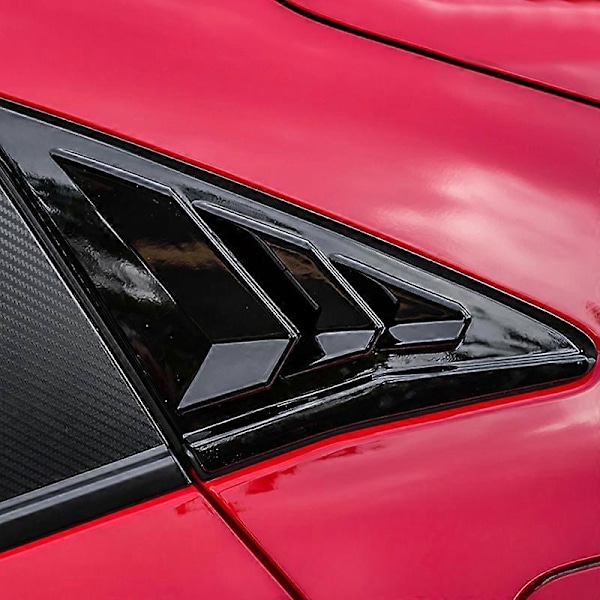 Bakrutetrekantede vindusluker Sideventildeksel Dekorasjon for Hatchback 2016-2021