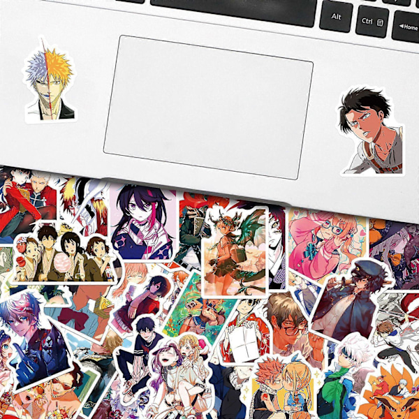 Tegneserie Anime Figur Stickers, Sæt af 200, Vandafvisende og UV-resistent, Perfekt til Alle Dine Gadgets