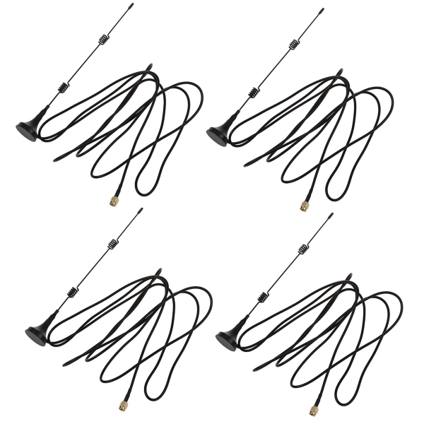 4x Wifi-antennförstärkare 7dbi 2.4ghz för trådlöst LAN WLAN