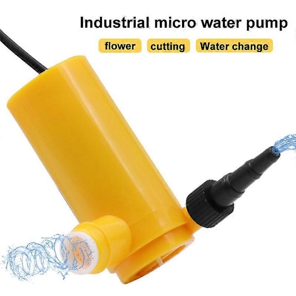 12V pieni vesipumppu 3 in 1 mikrovesipumppu 10 metrin nostokorkeudella upotettava pumppu vedenporauskoneeseen leikkauskoneeseen urakoneeseen