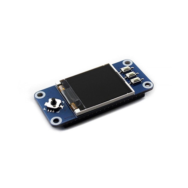 1,44 tommer LCD Hat til 4b/3b+/3b/Zero med 3,3V 128x128 SPI-interface skærm, LED-baggrundsbelysning og J