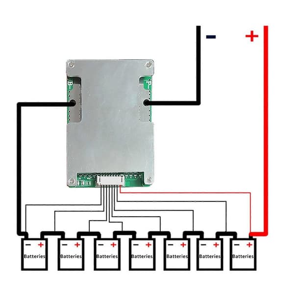 6S 24V 50A Litiumbatteriskyddskort med Batteribalans/Förbättra PCB BMS Skyddskort