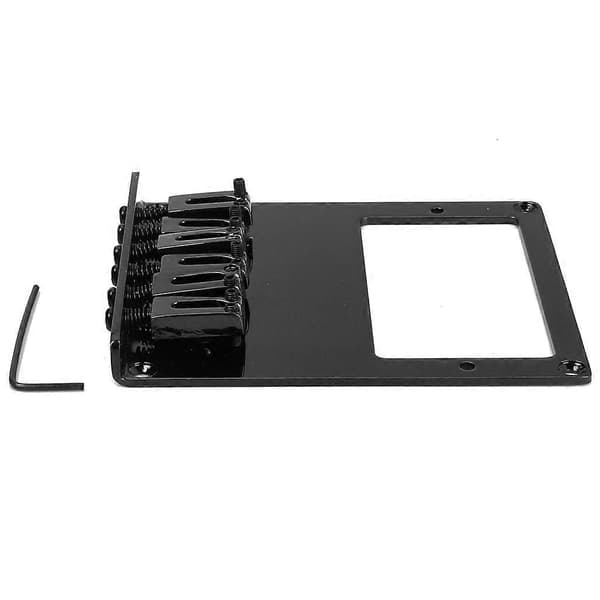 6 Sadel Tele Bridge Tailpiece Tele Humbucker TL Gitarrbro  för Gitarr Svart