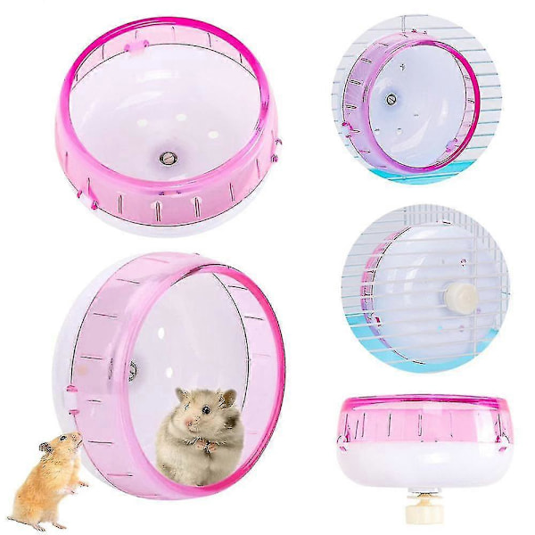 Superstille Hamster Treningshjul Stille Spinner Hamster Løpehjul Med Justerbart Stativ For Hamstere Gerbils Mus