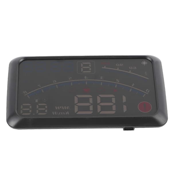 5,5 tum Bilprojektor Head-Up Display Set OBD2 HUD Vindruta Kördata E4 Universal