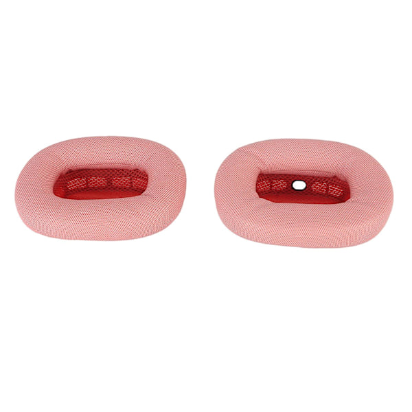Ersättningsöronkuddar Proteinläder Memory Foam Mjuka Andningsbara Hörlursöronkuddar för IOS Earbuds MAX Rosa