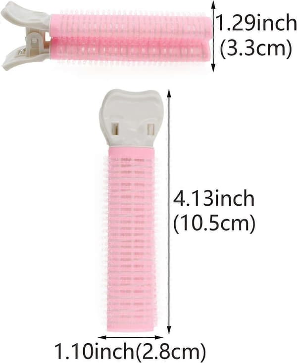 10-pack Curls Volumizing Root Clips Curls Fluffy Barrette Curls Root Lifting Tool Värmefria DIY Locktänger för långt och kort hår (rosa)