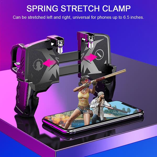 Spillkontroll Multifunksjonell Rask Respons ABS Fire-finger Kobling Telefon Spillutløser for Gaming