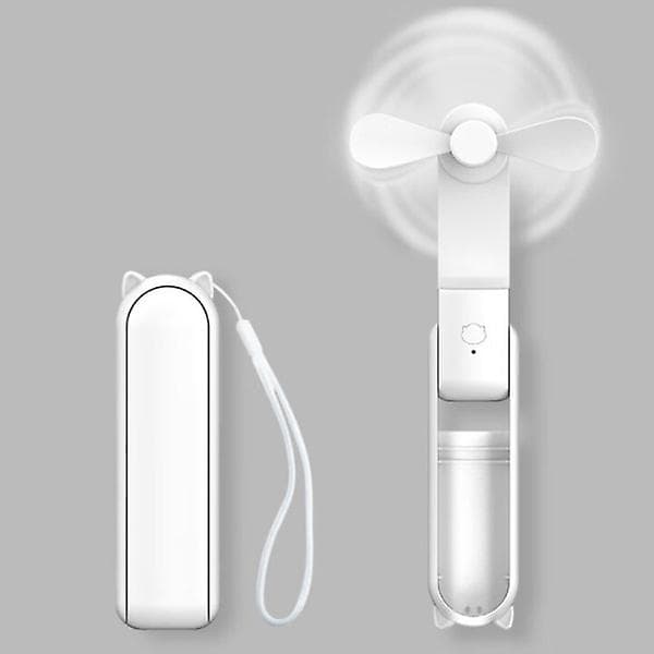 Fickfläkt, mini bärbar handhållen fläkt, USB-uppladdningsbart batteri