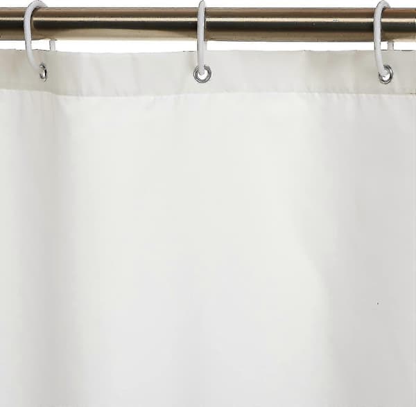 Polyester Duschdraperi 180 X 180 Cm Vit