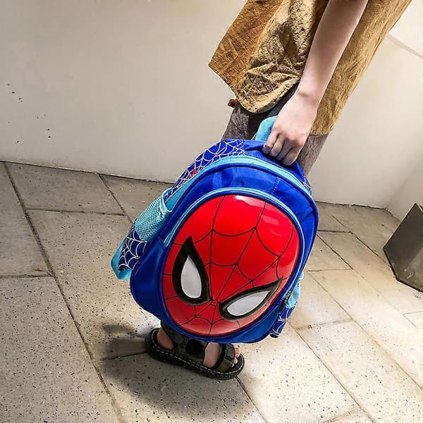 3D Vattentät Skolryggsäck för Barn Spiderman Bokväskor Pojkpresenter