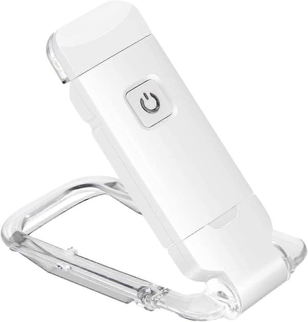 USB genopladelig boglampe til børn til læsning i sengen LED clip-on boglæselampe