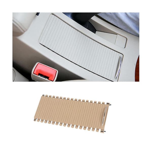 Beige BKKYLL-2 Bil Midtkonsoll Vannkoppholder Gardin for Excelle 2004-2012 Drikkeholder Slide
