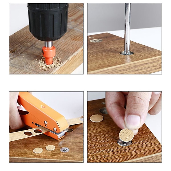 Kantbåndspunchningstang Punching Tool Maskeringstang 3x8MM Senkfræser Skruehul Ha