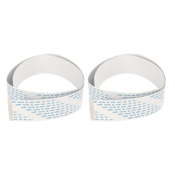 2 st Skrivare Flexibel Platt Kabel Snabb Överföring Hög Mjukhet FFC Flexibel Ribbon Kabel för XP600 120cm/47in YEMAA