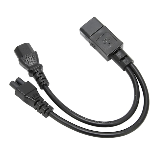 Strømsplitterkabel: IEC 320 C14 Han til C13 og C5 Hun Adapter - 10A 250V