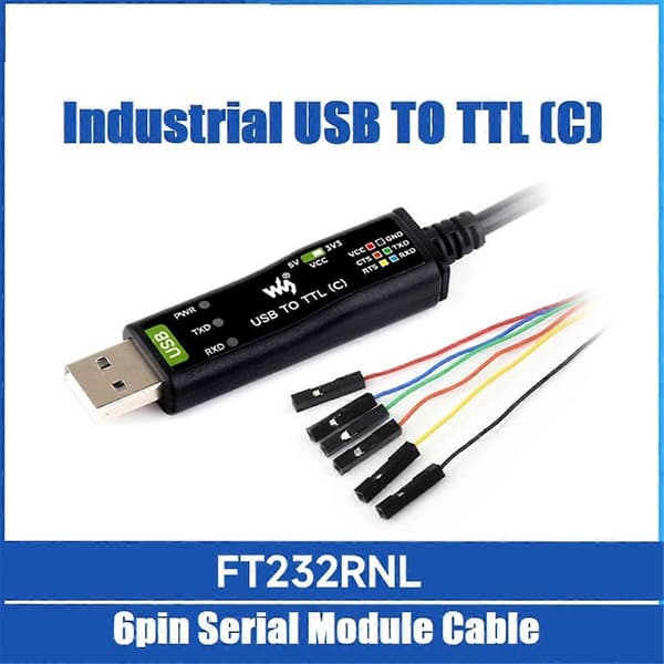 Industrielt USB til TTL (C) 6-pin serielt modul kabel FT232RNL til 5 serielle port debugging moduler