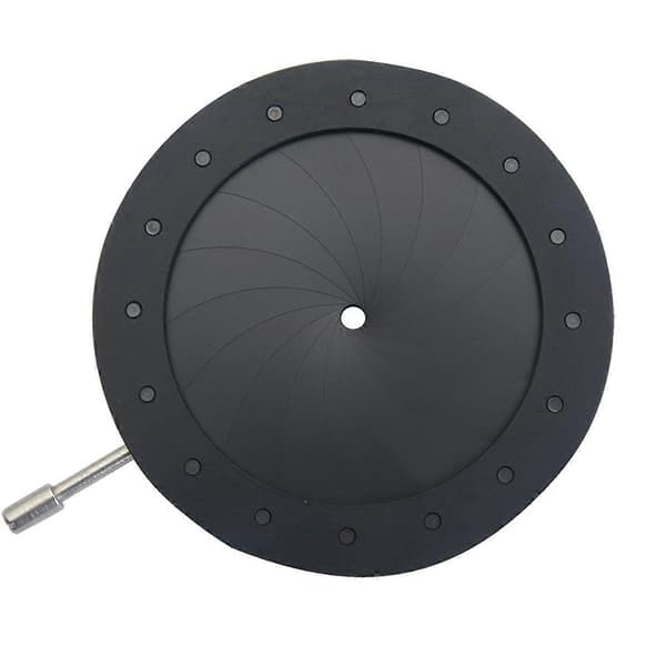 2,5-36 mm Förstärkande Diameter Metall Zoom Optisk Irisbländare Kondensor för Kameralins M
