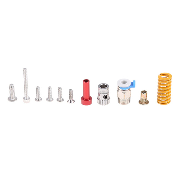 Direktextruder i aluminium för CR10s Pro, 1.75mm högerfilament, röd
