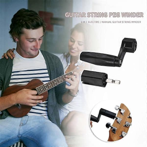 Multifunktionel Guitarstrengsvinder til Bas Akustisk Elektrisk Guitar Bas Tilbehør Luthier Også