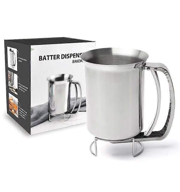 Cupcakes Pannekaker Kake Muffins Baking Vafler Røre Dispenser Krem Separator Målebeger Bakeverktøy For Kaker