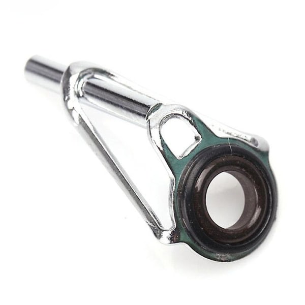 7 STK Fiskestangguider Tips 7 størrelser Teleskopspiss Reparasjonssett Line Rings Eyes Set