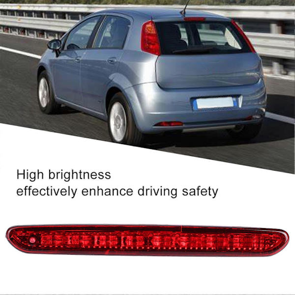 Højmonteret Tredje Bremslys 51722247 Passer til Fiat Punto Grande Abarth 2012-2019