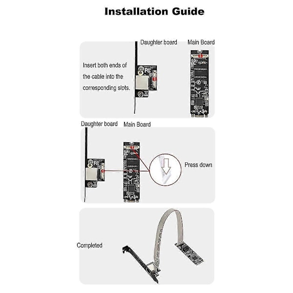 M.2 til 5G Netværkskort Realtek RTL8126 Chip PXE Diskless Boot E-Sports Spil Netværkskort Kablet RJ45
