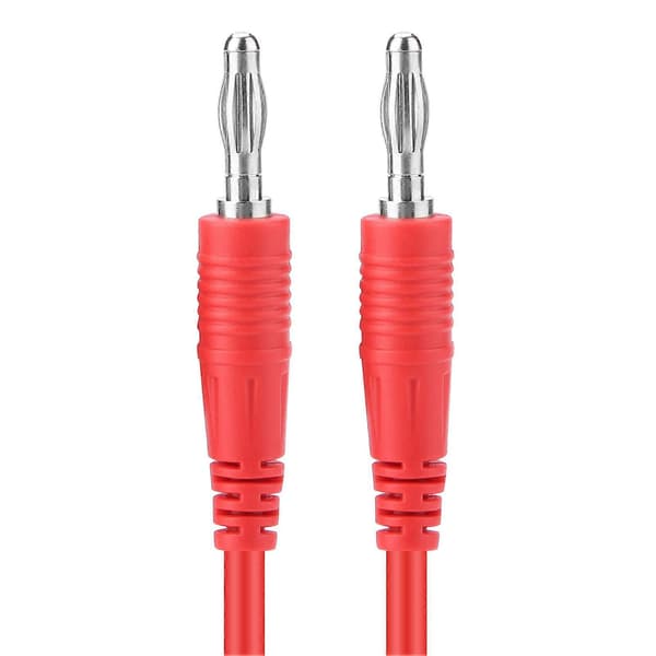 P1041 2 stk. 4mm Bananplugg til Bananplugg Testkabel Multimeter Testkabler