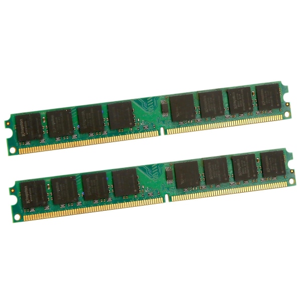 2x 2gb Ddr2 RAM-muisti 1,8v 800mhz Pc2 6400 PC Ram Memoria Intel Desktop -muistille Dimm 240pins