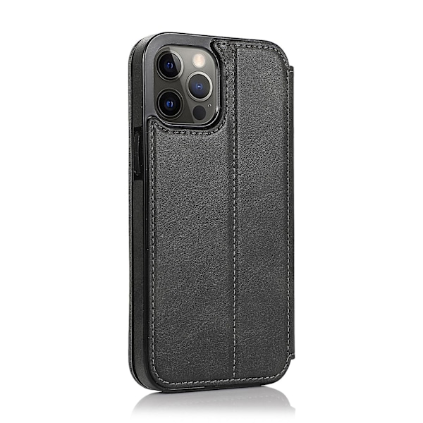 Shieldon Fodral för iPhone 13 Pro, Läderplånboksfodral, Stötsäkert Skal med Stativ Kortplats, Kompatibelt med iPhone 13 Pro