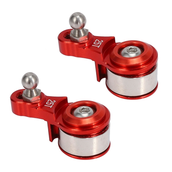 2x 25t aluminiumslegering justerbar dempearm for 1/10 Rc-modeller Trx4 oppgraderingsdeler, rød