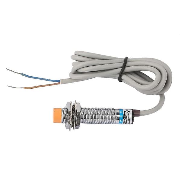 Nikkelbelagt Messing LJ12A3-4-J/EZ AC NO Induktiv Nærhetssensor Bryter Deteksjon 4mm