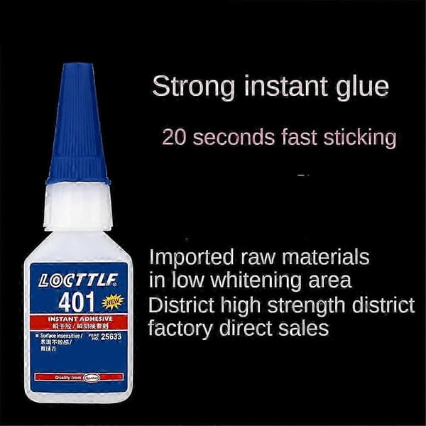 3X Loctite Henkel 401 (20ml) Superlim Instant