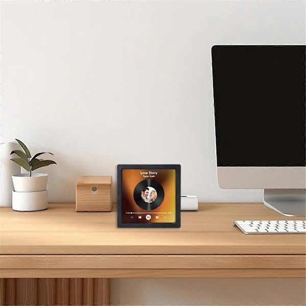 Musikkylskåpsdekal, Albumkylskåpsmagnet Musikrörelse Kan Spela Sånger och Justera Volymen Alla Hjärtans Dag