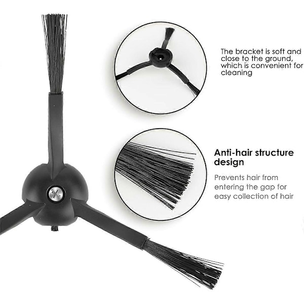 Sidebørste for Roborock S8 MaxV Ultra S8 Max Ultra Q Revo S7-serien