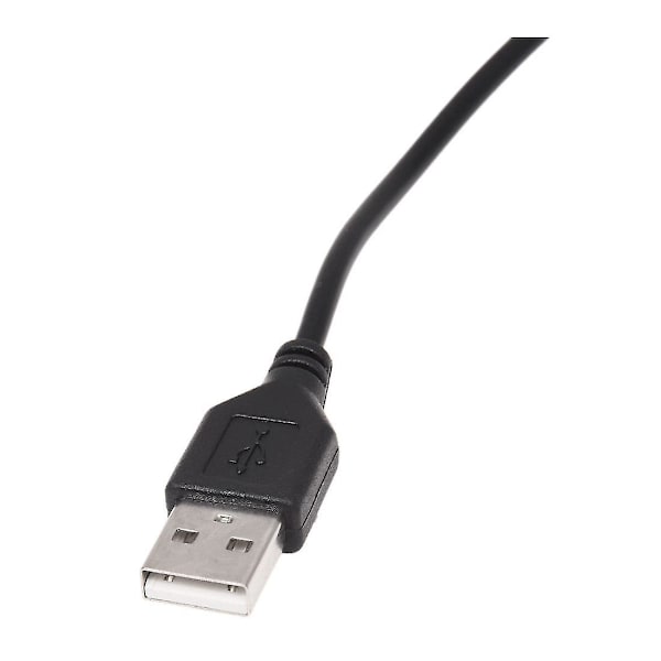 3,5 mm plugg Aux lydkontakt til USB 2.0 hannkontakt ladekabeladapterledning for bil Mp3 (haoyi